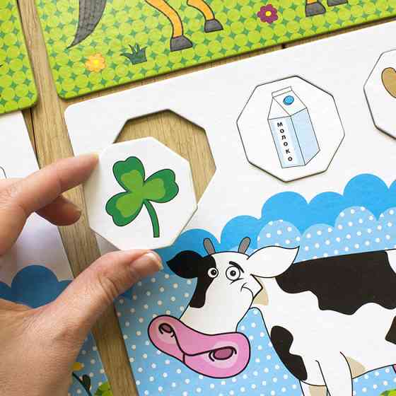 Навчальні пазли. Хто живе на фермі. Iq-club для малюків (у) 13203005 Вінниця