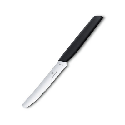 Кухонний ніж Victorinox Swiss Modern TomatoSausage 11см Black (6.9003.11W) Вінниця - фото 5