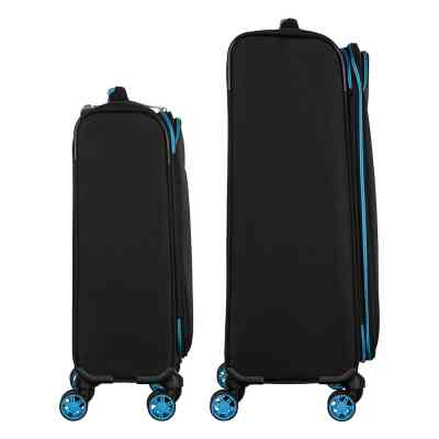 Набір валіз 2E Trek (M+S), чорні (2E-SPE-TREK-SET4-BK) Вінниця