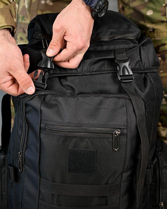 Мілітарі рюкзак 100 л FERNIX чорний ПП7950 Одеса - фото 9