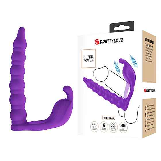 Віброкільце PRETTY LOVE Blackney purple, 7 vibration functions Memory function Sex Aura Київ