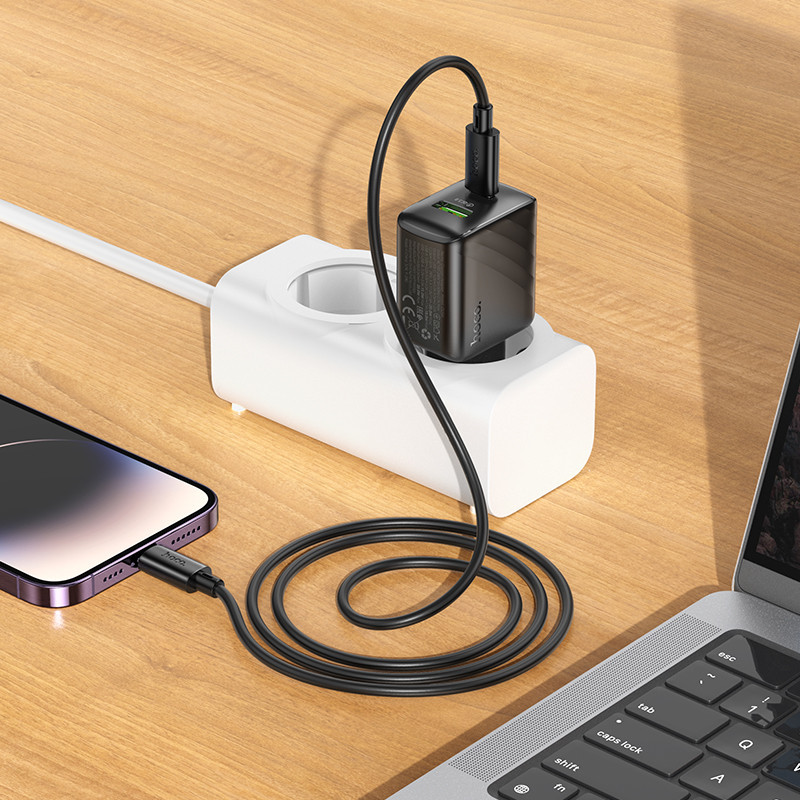 Зарядное устройство HOCO CS25A Rico 20W Black Киев - изображение 2