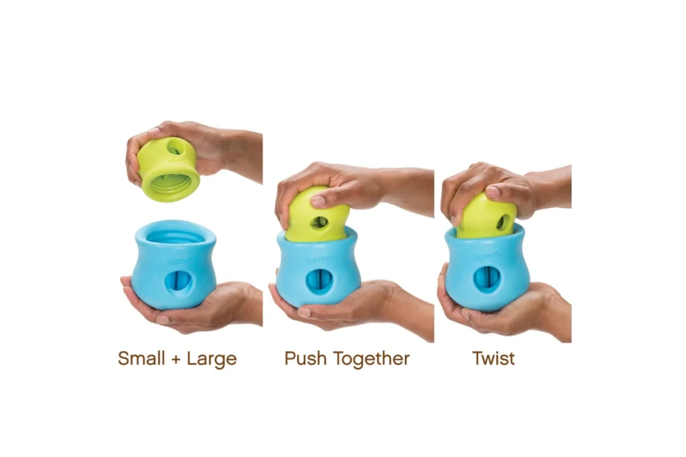 Іграшка головоломка для собак із схованкою для ласощів West Paw Toppl Treat Toy Large (Вест Пав Топпі) Дуже великий 12 см, Жовтогарячий Запоріжжя - фото 2