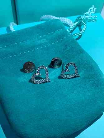 Tiffany cережки серця Тіффані, срібло 925 Одеса