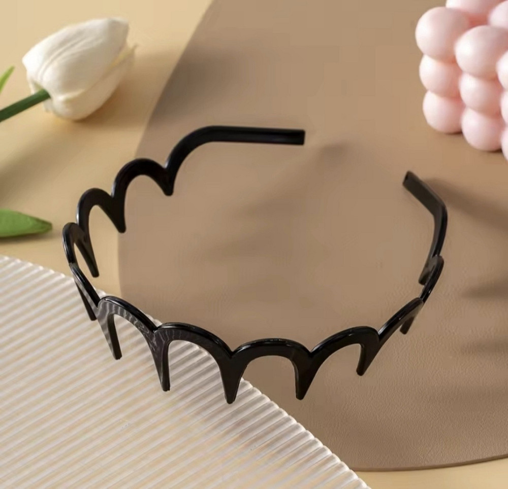 Обруч ободок для волосся Чорний Сміла - фото 3