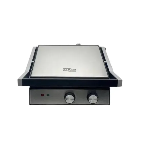 Гриль электрический прижимной Zepline 3500W со съемными пластинами контактный Коломыя