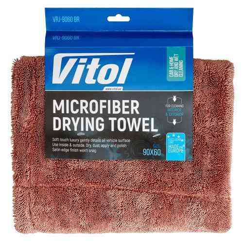 Микрофибровое полотенце для сушки VRJ-9060 BR 90x60 см Харьков