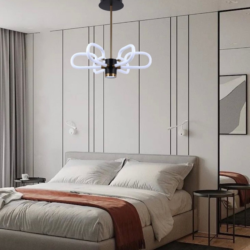 SIRIUS Світлодіодна акрилова люстра Sirius N 3906-6 77W Коломия - фото 6