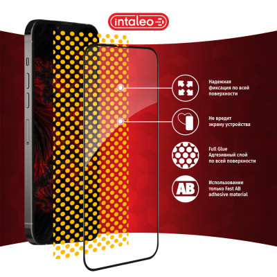 Стекло защитное Intaleo Full Glue ESD Apple iPhone 13 Pro Max Black (1283126523953) Винница - изображение 6