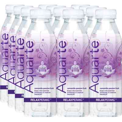 Напиток Aquarte Релакс с экстрактом ромашки и вкусом маракуйи 500 мл (4820003686959) Винница