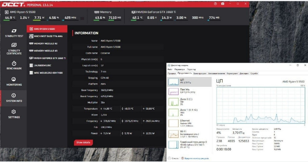 MACHINIST B450 | AM4 | DDR4 | M.2 NVMe (новая) | материнская плата. Киев - изображение 2