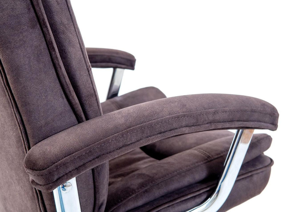 Офисное Кресло Руководителя Richman California Morant 02 Хром М1 Tilt Коричневый Киев - изображение 6