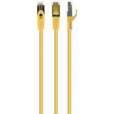 Патч-корд 30м S/FTP Cat 6A CU LSZH yellow Cablexpert (PP6A-LSZHCU-Y-30M) Винница