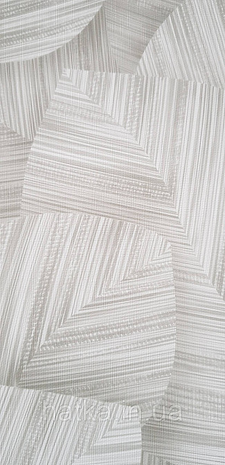 Обои виниловые на флизелине Sintra Adria метровые листья крупные 3д структурные зелено-серые Киев - изображение 3