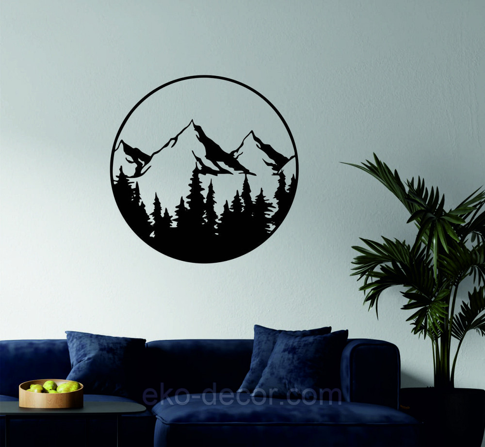 Декоративне настінне Панно «Гори», Декор на стіну Київ - фото 4