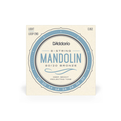 Струны для гитары D'Addario Mandolin 80/20 Bronze Light (10-34) (EJ62) Винница - изображение 1