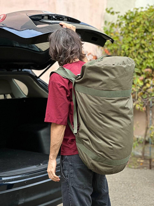 Сумка баул для вещей транспортная индивидуальная Хаки Одесса - изображение 10