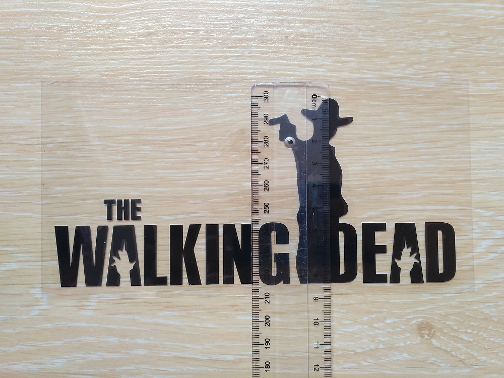 Наклейка на авто Ходячие мертвецы Черная Киев - изображение 2