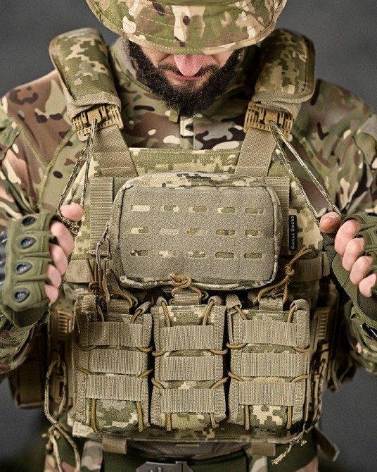 Плитоноска Single Sword 4 точки швидкого скидання пікселів ТН6600 Одеса - фото 5