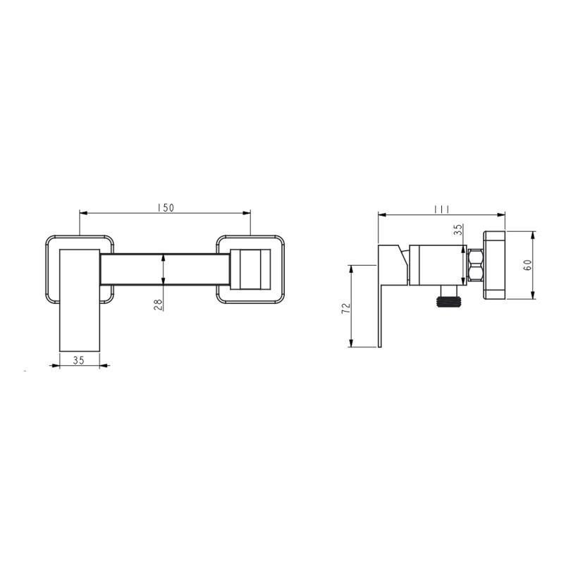 Гігієнічний набір Lidz Kubis 110 Nickel LDKUB110NKS46103 сатин Київ - фото 7