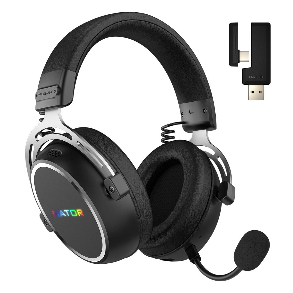 Гарнітура Hator Hypergang 3 Wireless Black (ESH55) ( Чорний ) Харків - фото 1