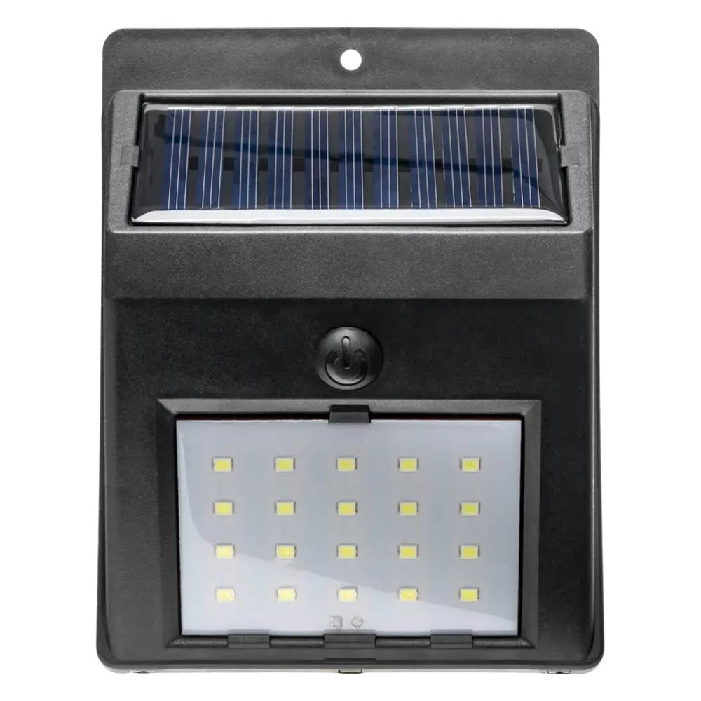 Вуличний ліхтар на сонячній батареї, 20LED / Світлодіодний настінний світильник / Фасадний прожектор Київ - фото 8