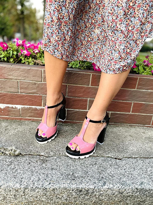 No brend Босоніжки жіночі K1-5 рожеві (літо, еко-лак) (909) Коломия - фото 9