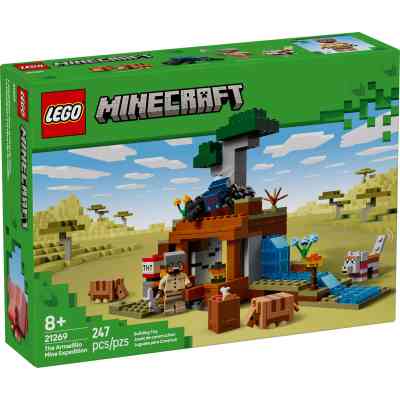 Конструктор LEGO Minecraft Шахтна експедиція Броненосець (21269) Вінниця