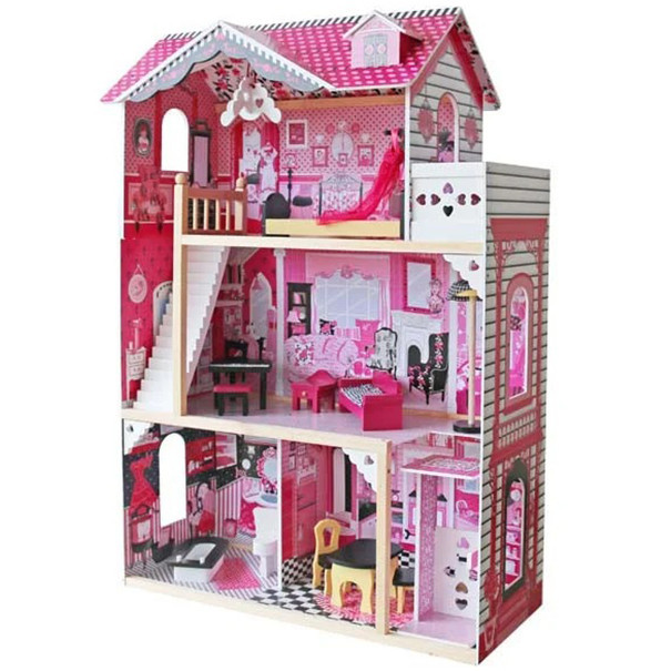 Великий ігровий ляльковий будиночок AVKO Вілла Барселона з ліфтом Київ - фото 3