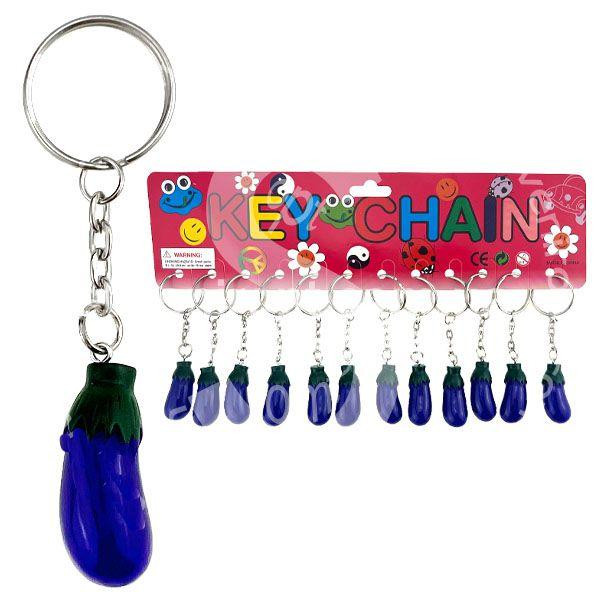 Брелок на ключи Баклажан 12 шт Киев - изображение 1