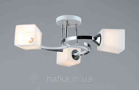 Потолочная люстра B N5449/3 WT+CH на 3 плафона Киев