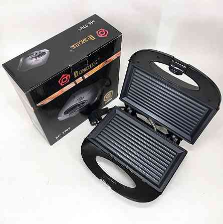 Большой электрический гриль DOMOTEC MS-7709, Гриль барбекю контактный с электронным управлением KL-68 Ивано-Франковск