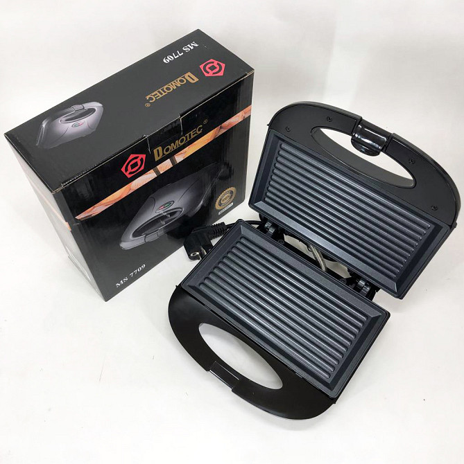 Большой электрический гриль DOMOTEC MS-7709, Гриль барбекю контактный с электронным управлением KL-68 Ивано-Франковск - изображение 4