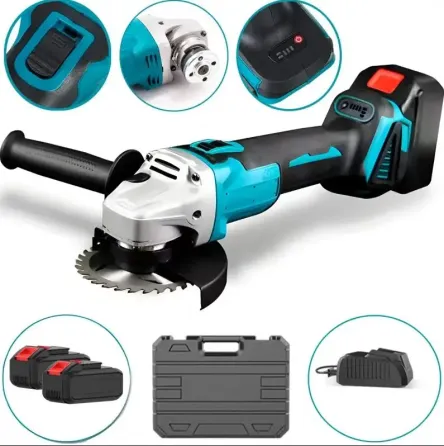 Мощная аккумуляторная болгарка в кейсе LITHIUM POWER компактная аккумуляторная болгарка, 2 аккумулятора 24V Коломия