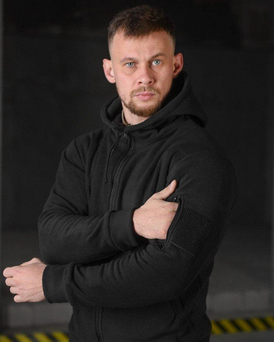 Флісовий спортивний костюм чорний ВТ4792 Одеса - фото 7