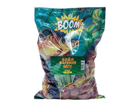 Бойли варені 14-22мм Рак-Мідія 1кг MIX ТМ BOOM Київ