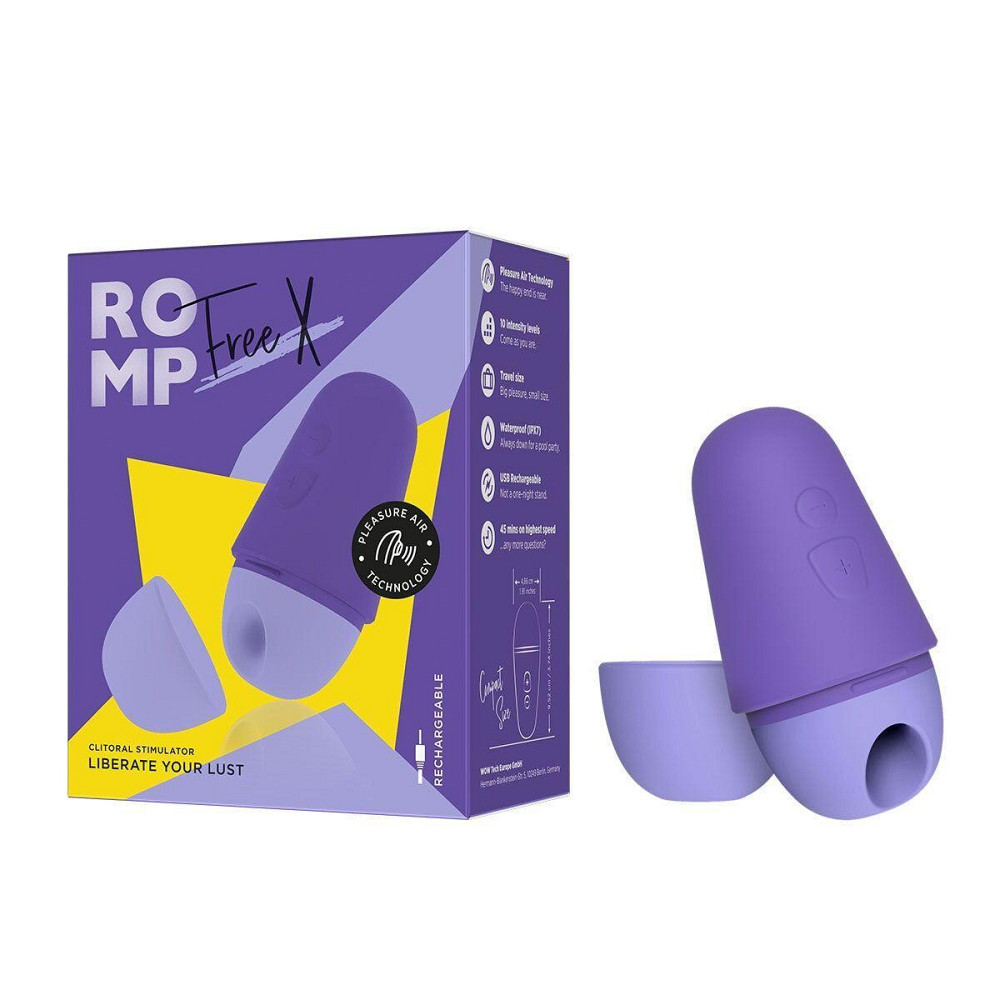Вакуумный клиторальный стимулятор Romp Free X Sex Aura Киев - изображение 5