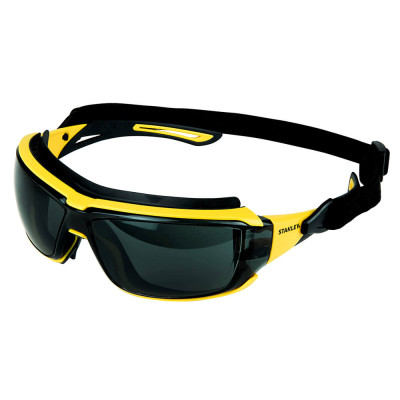 Захисні окуляри Stanley Rubber Gasket, тоновані, полікарбонатні, з м&apos;якими гумовими дужками (SYE15-21D) Вінниця - фото 2