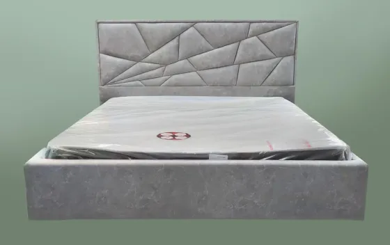 Ліжко BNB Trinidad Premium 90 х 200 см Allure З додатковою металевою цільнозварною рамою Сірий Київ