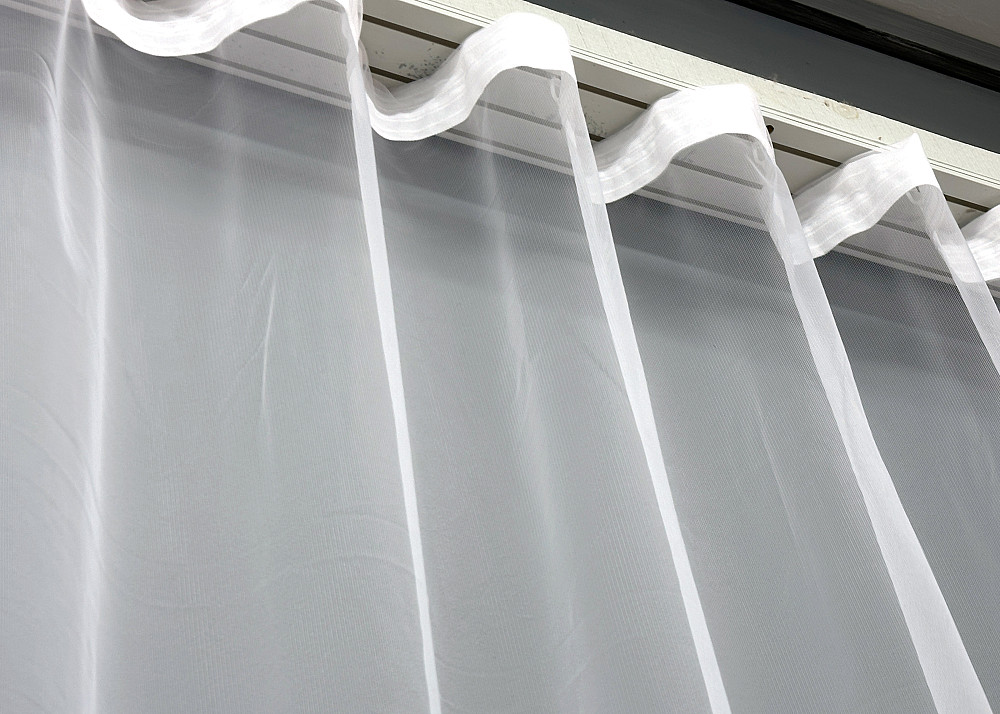 Тюль фатин с вышивкой цвет белый 1820т Киев - изображение 8