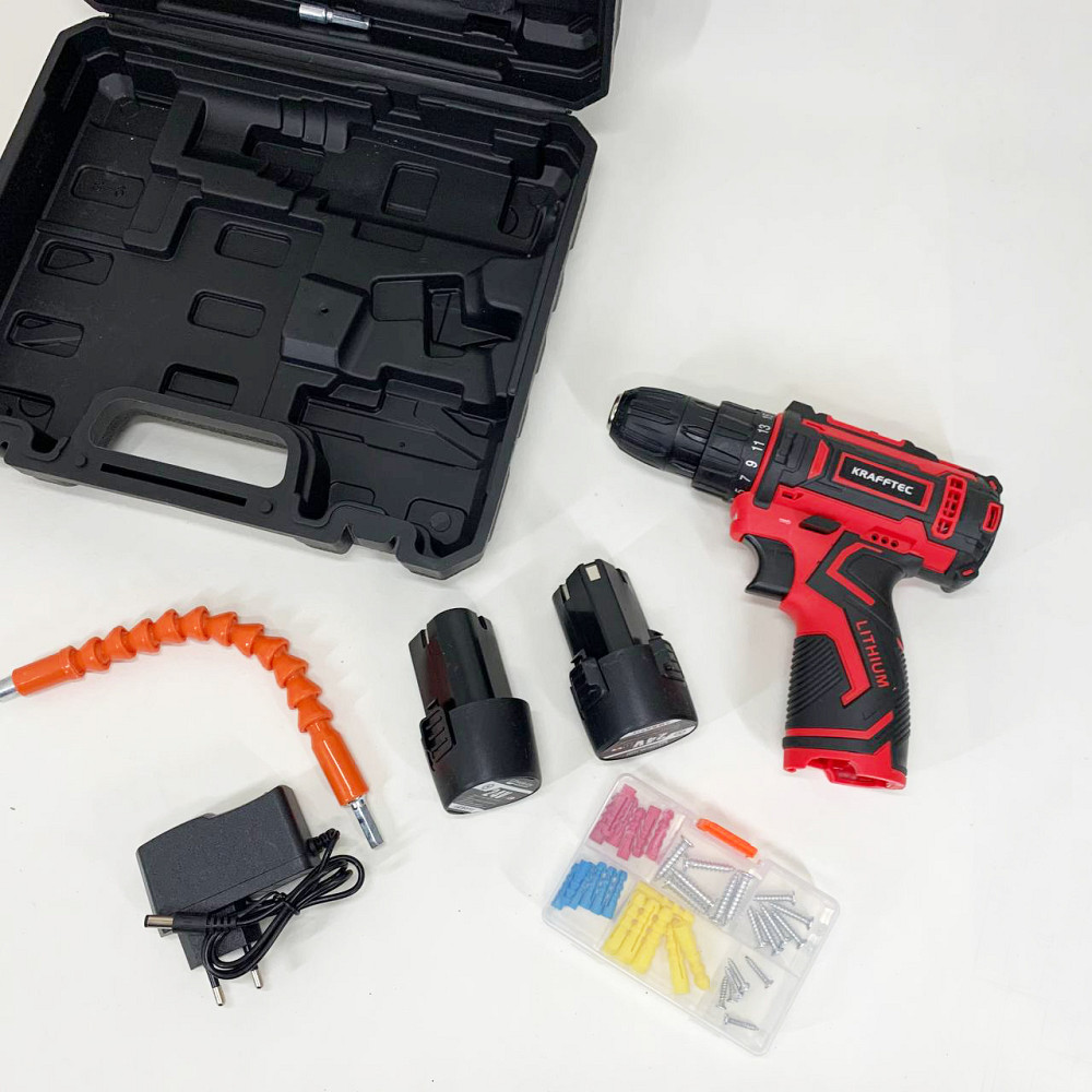 Акумуляторний викрутка з набором насадок, Економічний варіант шуруповерта, Безщітковий шуруповерт CZ-36 Івано-Франківськ - фото 5