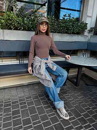 Женский теплый базовый боди из микрофлиса рuma Мокко, 46/48 Одесса