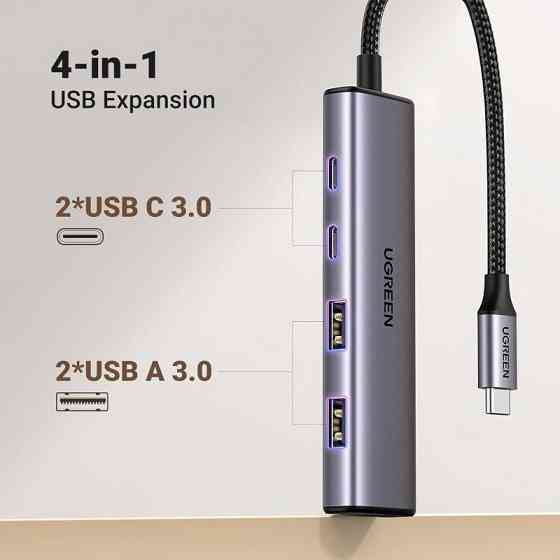 USB-хаб UGREEN 4-Port USB-C Hub Київ