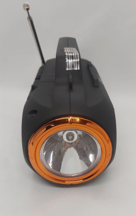 Мультимедійна колонка радіоприймач Fepe FP-23-S Bluetooth із сонячною панеллю та ліхтариком Київ