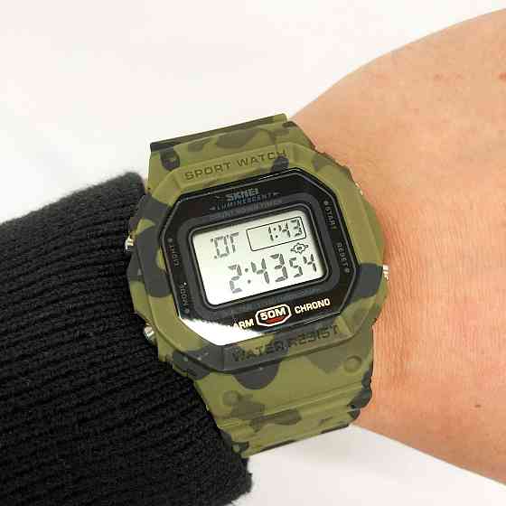 Спортивний міцний годинник SKMEI 1628CMGN, Годинники для чоловіка, Брендові AL-279 чоловічі годинники Київ