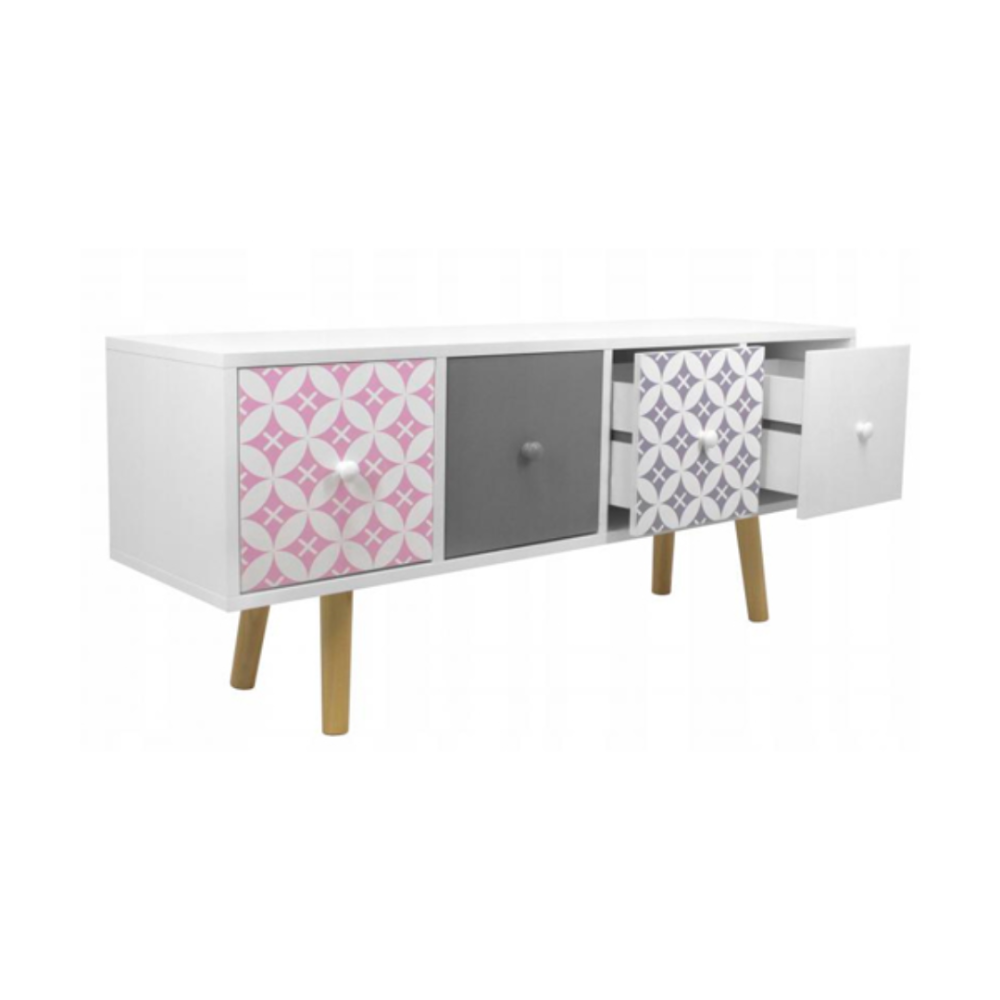 Комод Chomik RETRO з висувними шухлядами білий Київ - фото 2