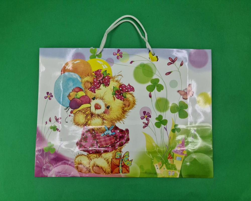 Бумажный большой горизонтальный пакет  36/22/10(артBG-066) (12 шт) Харьков - изображение 2