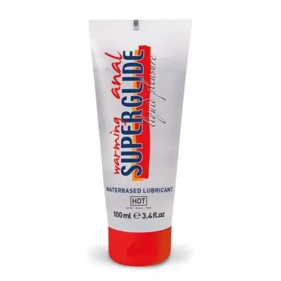 Согревающий анальный лубрикант HOT Anal Superglide warming waterbased, 100 мл Sex Aura Киев