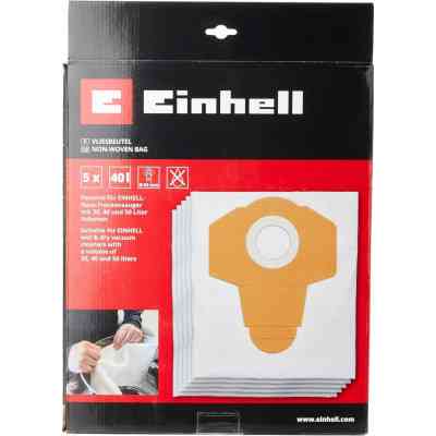 Мешок для пылесоса Einhell синтетический к моделям 30-50л, 5шт (2351195) Винница