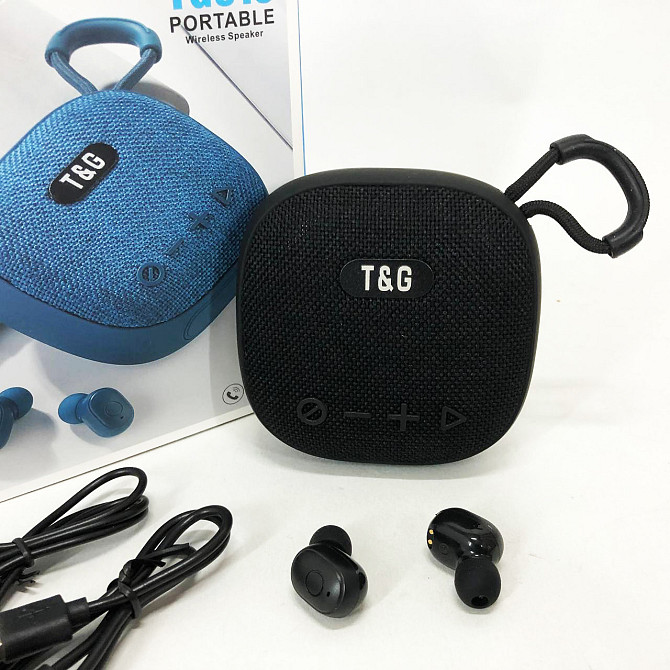 Колонка-Bluetooth с наушниками TG813. YE-870 Цвет: черный Киев - изображение 1